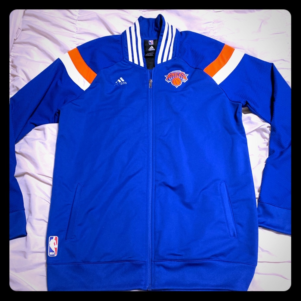 NBA Addidas New York Knick’s Track Jacket Size L